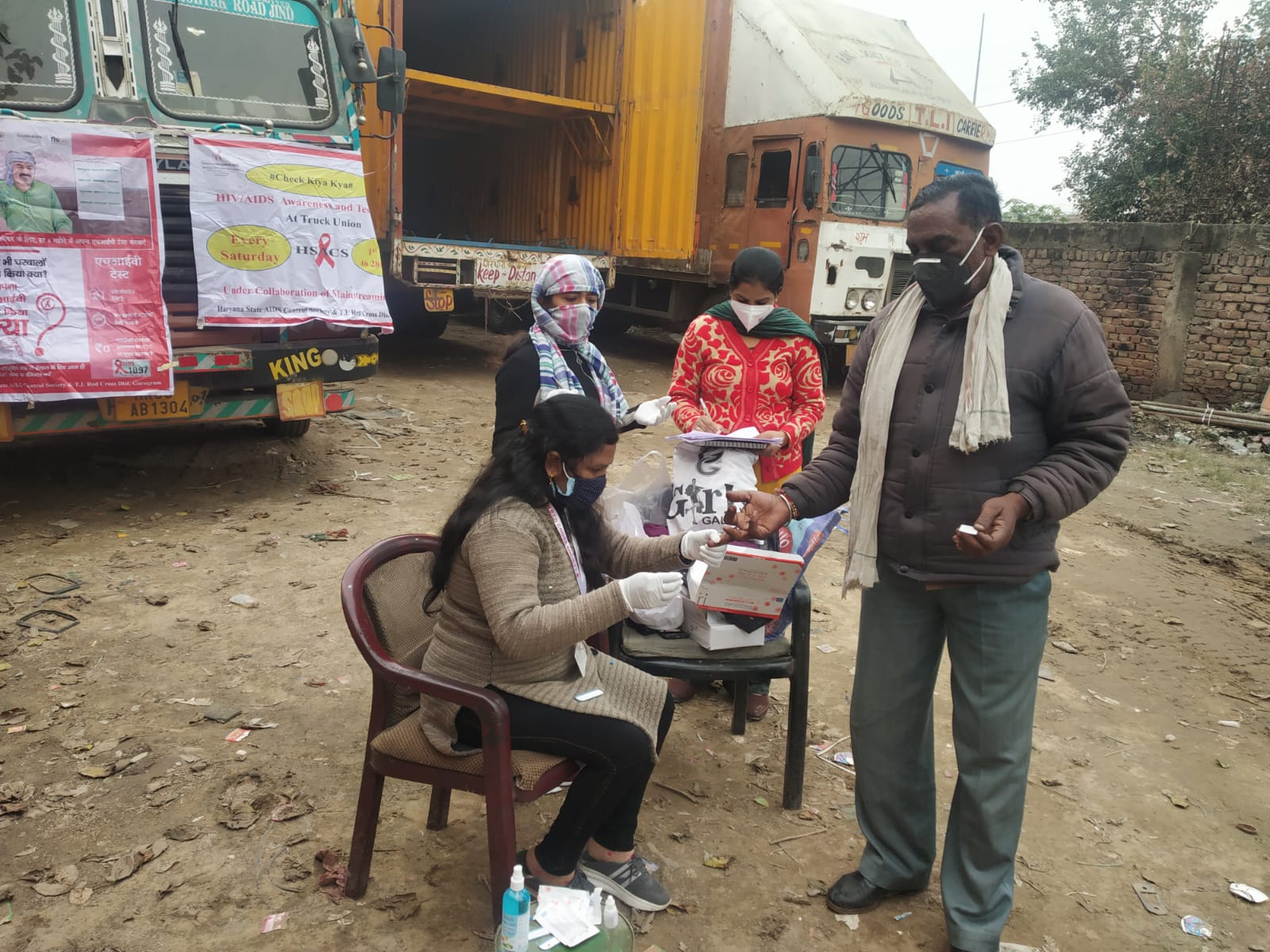 गुरुग्राम में टीआई Red Cross Society की ओर से लगातार लगाए जा रहे शिविर – 1